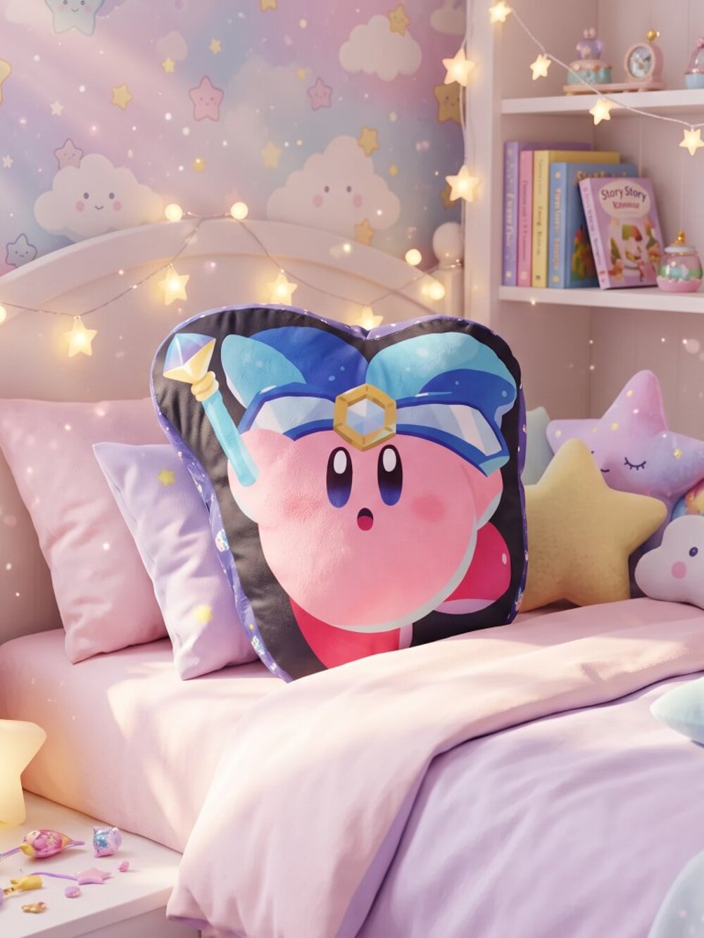 Kirby Mystic Perfume Die-Cut Cushion